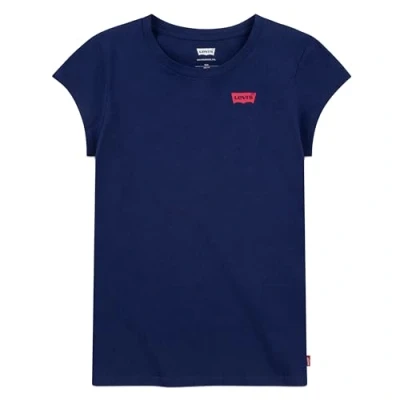 Abbildung von Levi&#039;s Batwing TEE Tshirt basic für Kinder, Größe: 140, Medieval blue