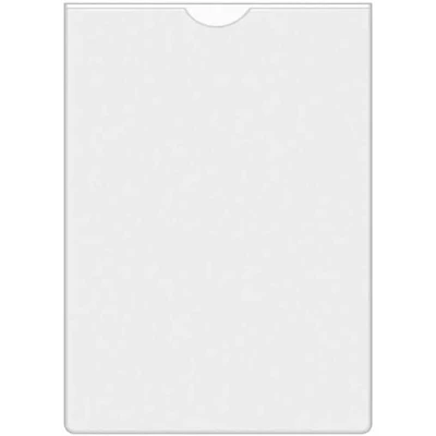 Abbildung von VELOFLEX 2215000 Beschriftungsfenster VELOCOLL 154 x 210 mm, SK, aus PP, kurze Seite offen, 10er Packung, glasklar