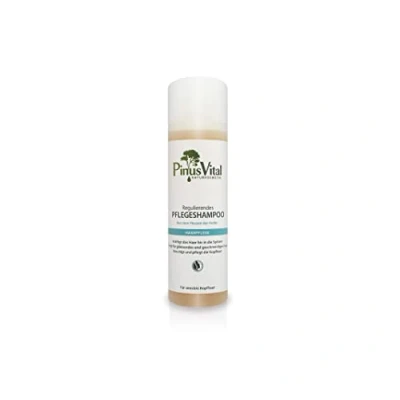 Abbildung von Pinus Vital Regulierendes Pflegeshampoo 200 ml Naturkosmetik Haarshampoo für trockene, juckende und schuppige Kopfhaut Vegan ohne Silikone