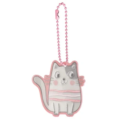 Abbildung von moses Unisex Jugend Moses. dobbeltsidet reflekterende sikkerhedsvedhæng dyredesign Glimmis Reflektor Katze Beidseitig reflektierender Sicherheitsanh nger im Tier Design, Bunt, Normal EU