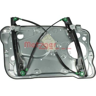 Abbildung von Metzger Fensterheber vorne rechts elektrisch mit Anschraubplatte ohne Elektromotor 2160045 SKODA: Fabia 1 Combi, I Hatchback, Saloon