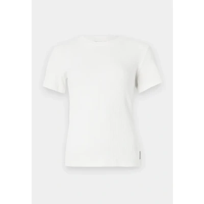 Abbildung von Marc O&#039;Polo Denim Shortsleeve Roundneck SLIM FIT Tshirt basic, Damen, Größe: Large, Scandinavian white