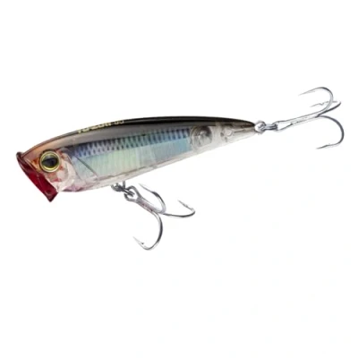 Abbildung von Yo Zuri Unisex Erwachsene R1412 RMT: 3D Inshore Popper (F), 120 mm, echte Vokuhila, Real Mullet, Einheitsgröße