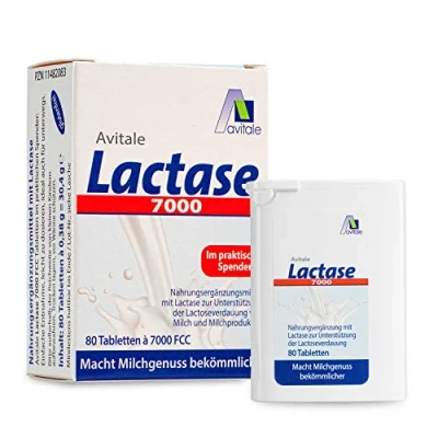 Abbildung von Lactase 7.000 Fcc Tabletten im Spender