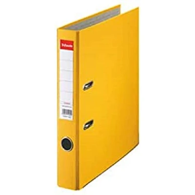 Abbildung von Esselte DIN A4 Ordner, Gelb, 52 mm Rückenbreite, Kunststoff, 1er Pack, 81191