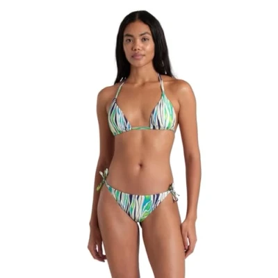 Abbildung von Arena Damen Women&#039;s Water Print String Triangle Bikini, Zebra, M EU