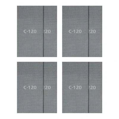 Abbildung von wolfcraft Set Schleifgitter 16tlg. für Gipskarton 115 x 280 mm I 8644000 Schwing und Handschleifer K120/220