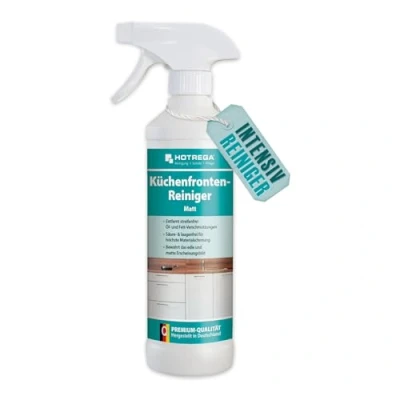 Abbildung von HOTREGA Küchenfronten Reiniger matt 500 ml, Küchenreiniger, Entfetter, streifenfrei (500ml)