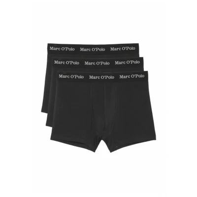Abbildung von Marc O&#039;Polo Men&#039;s Essentials 3 Pack Boxer Shorts, Black, Small
