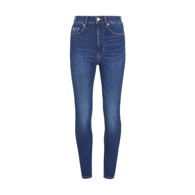 Abbildung von Tommy Jeans Sylvia HGH SKN Skinny Fit, Damen, Größe: 24x28, Denim dark