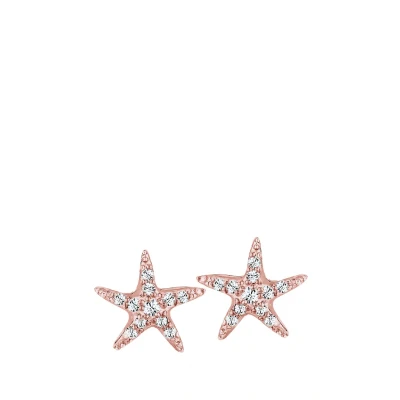Abbildung von Elli Ohrringe Damen Ohrstecker Seestern Maritim Meer Kristalle in 925 Sterling Silber