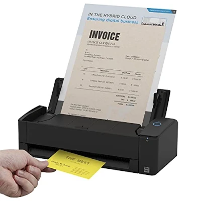 Abbildung von Ricoh ScanSnap iX1300 Kompakt Wi Fi Dokumentenscanner für Mac oder PC, Schwarz