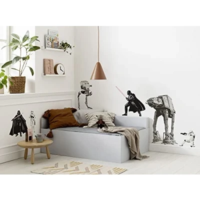 Abbildung von Komar Star Wars Wandtattoo Doomed 100 x 70 cm (Breite Höhe) 6 Teile Darth Vader, Deco Sticker, Wandaufkleber, Wandsticker, Wanddeko, Kinderzimmer 14739h