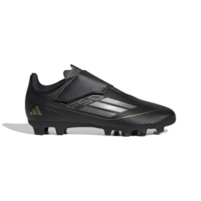 Abbildung von adidas Performance F50 CLUB VEL FXG Unisex Fußballschuh Nocken für Kinder, Größe: 35, Core black/iron metallic/gold metallic Schuhe