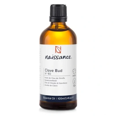 Abbildung von Naissance Gewürznelke Ätherisches Öl (Nr. 183) 100ml 100% Naturreines Gewürznelkenöl (Nelkenöl) für Naturkosmetik, Massage, Aromatherapie, Duftlampe Duftöl Aroma Diffuser