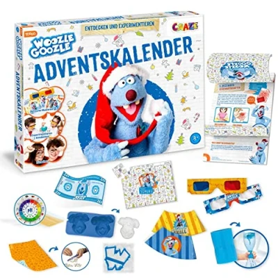 Abbildung von CRAZE Woozle Goozle Wissenschaft Adventskalender Spielzeug mit Experimente für Kinder, Weihnachtskalender Mädchen &amp; Jungen ab 8 Jahre