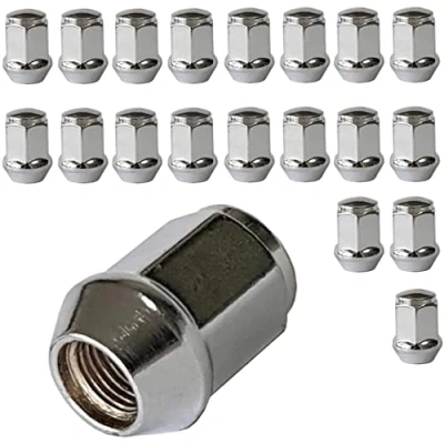 Abbildung von 20 Radmuttern Kegelbund geschlossen M12x1,25 HEX19 kompatibel mit Nissan, Subaru