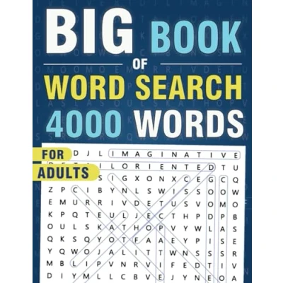 Abbildung von 4000 Word Search for Adults Large Print (200 Themed Puzzles): Find Puzzle Book Seniors &amp; Teens Anti eye strain and Relieve Stress