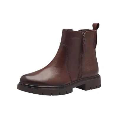 Abbildung von Tamaris Plateaustiefelette, Damen, Größe: 39, Chestnut Schuhe