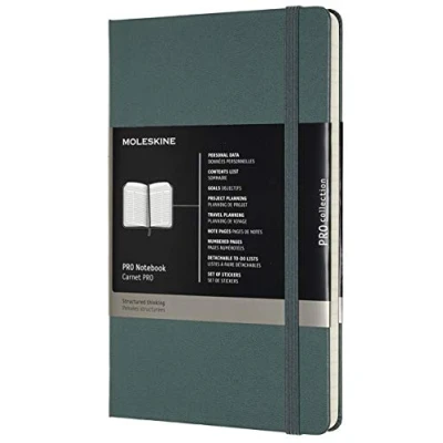 Abbildung von Moleskine Professionelles PROPFNTB3HK19 Notizbuch (Large, Hard Cover) Waldgrün