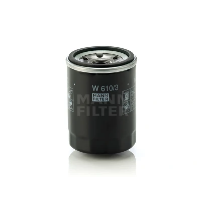 Abbildung von MANN FILTER W 610/3 Ölfilter M 20 X 1.5 mit einem Rücklaufsperrventil Anschraubfilter FIAT: Punto Evo Hatchback, Tipo Estate, Grande Hatchback