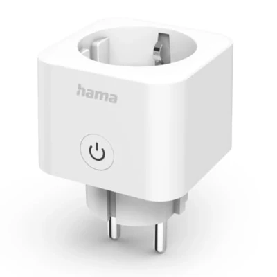 Abbildung von Hama WLAN Steckdose (Smart mit Matter Smart Home, universal, gesteuerte App und Sprachsteuerung, Strommessung, Home als Zeitschaltuhr, 3680W)
