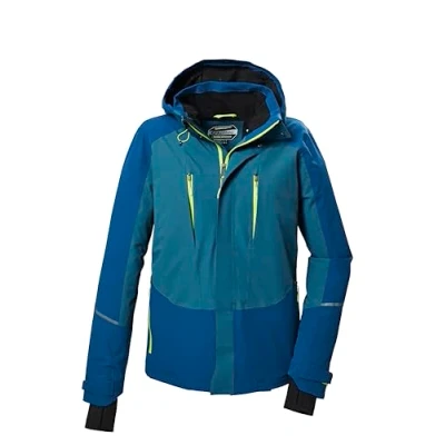 Abbildung von killtec Herren Skijacke/Funktionsjacke mit Kapuze, Unterarmventilation und Schneefang KOW 29 MN JCKT, mittelblau, XL, 41933 000