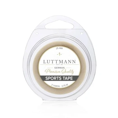 Abbildung von LUTTMANN® Sports Tape Perücken Haarsystem Klebeband für Perücken, Tüllansätze, Haarsysteme, Haarverlängerungen, Haarteile &amp; Extensions (25 mm x 2,75 m)