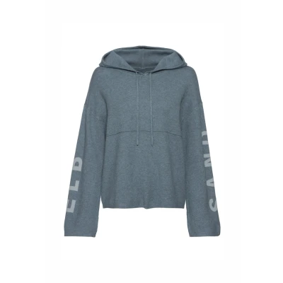 Abbildung von Elbsand Hoodie, Strickpullover mit eingestricktem Logo, Loungewear