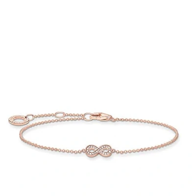 Abbildung von Thomas Sabo Armband Infinity roségold vergoldetes Silber A2003 416 14 L19V