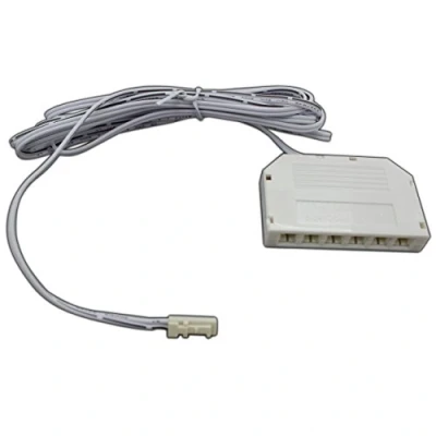 Abbildung von 12 Volt Verteilerbox 6 fach AMP 3A 200cm für LED Lampen Verteiler Zuleitung
