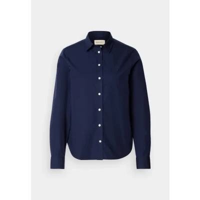 Abbildung von GANT Classic Shirt Hemdbluse, Damen, Größe: 38, blue