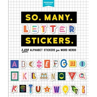 Abbildung von So. Many. Letter Stickers.: 3,820 Alphabet Stickers for Word Nerds (So. Stickers.)
