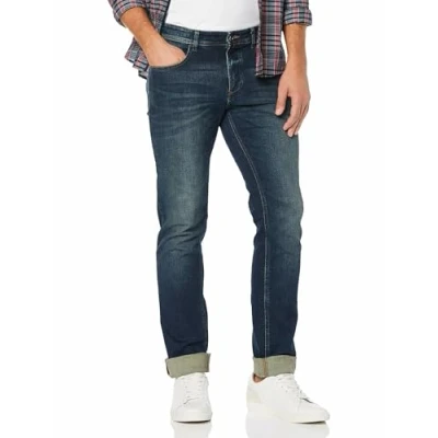 Abbildung von camel active Houston Jeans Straight Leg, Herren, Größe: 38x32, Stone blue denim