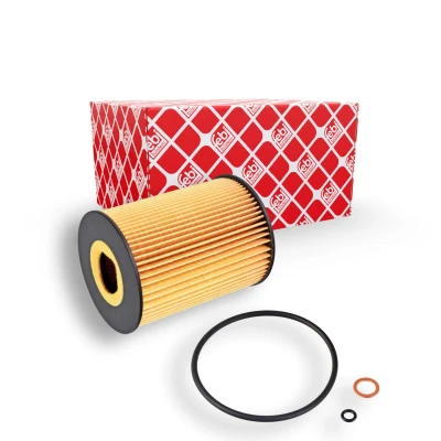 Abbildung von FEBI BILSTEIN 172265 Ölfilter mit Dichtring Filtereinsatz BMW: 3 Saloon, Coupe, Convertible