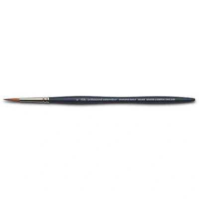 Abbildung von Winsor &amp; Newton 5011106 Professional Aquarellpinsel, Malpinsel für Aquarellfarben mit synthetischen Fasern, ergonomischer Griff, langlebig formstabil, kurze Stiel Rundpinsel Nr. 6
