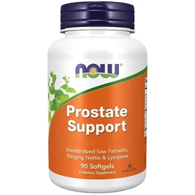 Abbildung von Now Foods Prostate Support, mit Sägepalme Kürbiskernöl Lycopin, 90 Weichkapseln, Laborgeprüft, Sojafrei, Glutenfrei, ohne Gentechnik