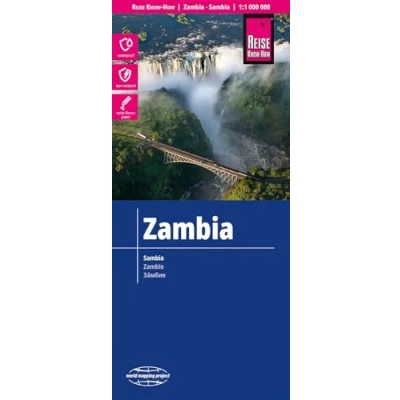 Abbildung von Reise Know How Landkarte Sambia / Zambia (1:1.000.000): reiß und wasserfest (world mapping project)