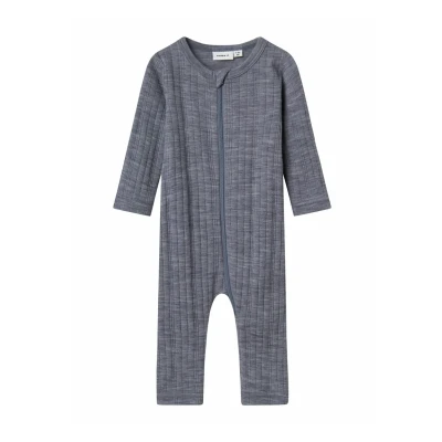 Abbildung von Name it Pyjama für Kinder, Größe: 56, Folkstone gray