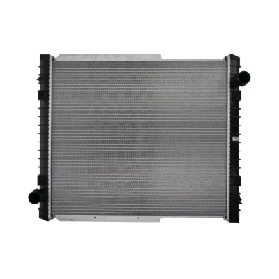 Abbildung von NISSENS 63332 Kühler, Motorkühlung Aluminium 640 569 40 ohne Rahmen Kühlrippen gelötet