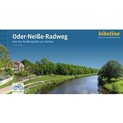 Abbildung von Oder Neiße Radweg: Von der Quelle zur Ostsee, 1:75.000, 640 km, GPS Tracks Download, LiveUpdate (Bikeline Radtourenbücher)