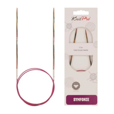 Abbildung von KnitPro Symfonie Wood Rundstricknadel 2,5 mm 100 cm, Mehrfarbig