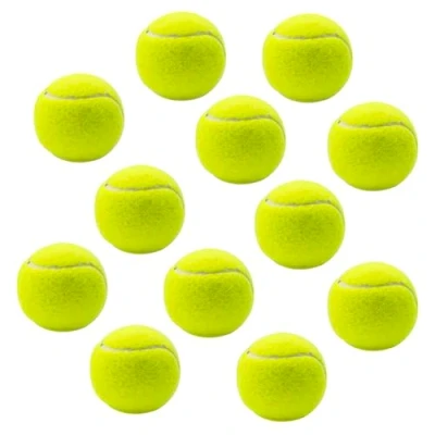 Abbildung von MeoZynxadril 12 Stück Tennisbälle, Freizeit Tennisball Hund, Tennisbäll Kinder, Anfänger, für Tennis Unterricht, Ballmaschinen und Hunde Spielgerät