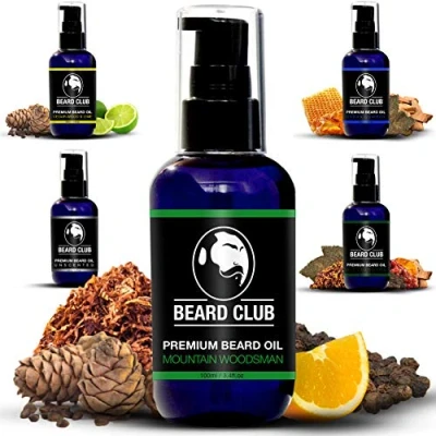 Abbildung von Beard Club Bartöl Mountain Woodsman Herren Ideale Bartpflege und Bart öl (Beard Oil) für Männer 100ml