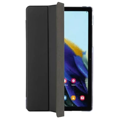 Abbildung von Hama Hülle für Samsung Galaxy Tab A8 10.5&quot; (aufklappbares Case Tablet 10,5 Zoll/26,4 cm A 8, Schutzhülle mit Standfunktion, transparente Rückseite, magnetisches Cover) schwarz