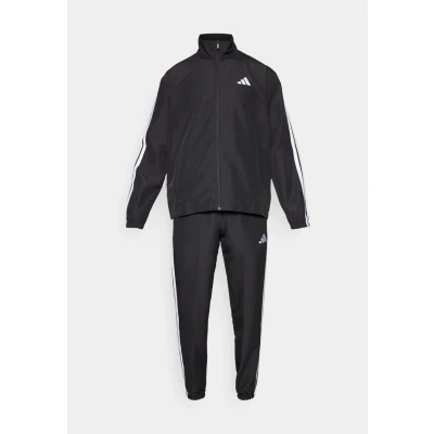 Abbildung von adidas Sportswear Basic 3 Stripes SET Trainingsanzug, Herren, Größe: XL, Black
