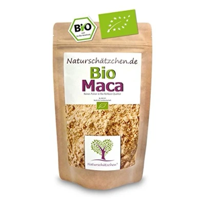 Abbildung von Bio Maca Pulver (Macapulver) in geprüfter Qualität (DE ÖKO 022) (1x 250g)