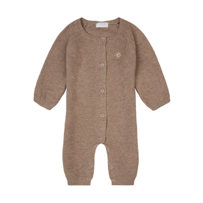 Abbildung von Noppies Strampler Monrovia Jumpsuit für Kinder, Größe: 44, Taupe melange