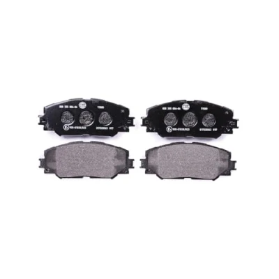 Abbildung von HELLA 8DB 355 006 861 Bremsbelagsatz nicht für Verschleißwarnanzeiger vorbereitet TOYOTA: Auris Hatchback, RAV4 IV Off Road, III Road