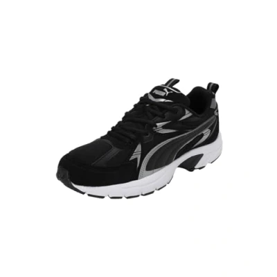 Abbildung von PUMA Unisex Milenio Tech Suede Sneaker, Black Aged Silver Cool Dark Gray, 40 EU